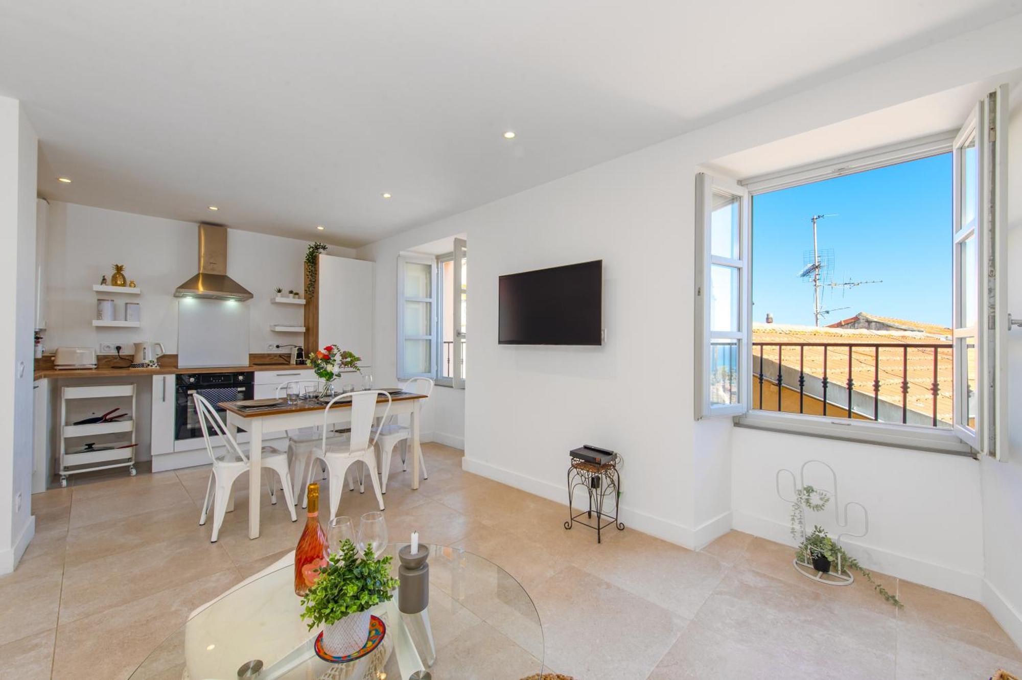 Palm Riviera - Vieille Ville De Menton - Vue Mer Екстериор снимка