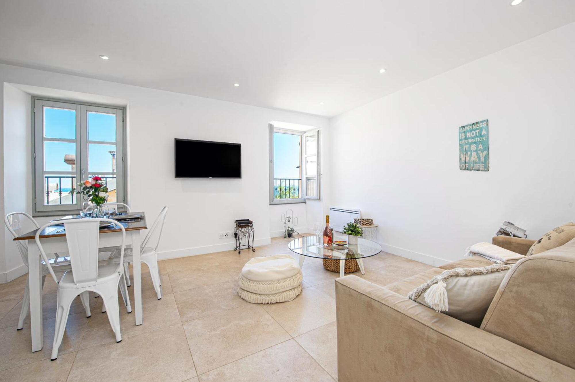 Palm Riviera - Vieille Ville De Menton - Vue Mer Екстериор снимка